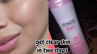 Ponds  zartasha zar  get clear skin with ponds cleansing milk [upl. by Aikan]