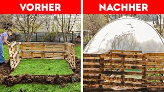 DIY Gewächshaus Herausragende GartenHacks für jeden Haushalt [upl. by Suoinuj95]