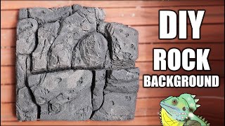 DIY 3D Rock Background For Reptiles [upl. by Taryne]