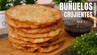 Buñuelos u hojuelas como hacer buñuelos crujientes y deliciosos con miel en casa te encantaran [upl. by Eiuol]