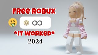 HOW TO GET FREE ROBUX IN 2024 100 Working [upl. by Nedaj178]