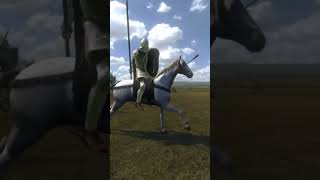 FARAMIRS CHARGE RECREATED IN MOUNT amp BLADE shorts [upl. by Leiuqeze]