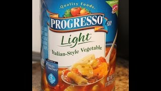 Progresso ItalianStyle Vegetable Food Review [upl. by Dilaw]