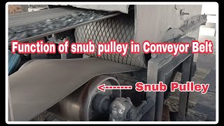 Conveyor Belt Snub pulley [upl. by Opiak]