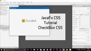 JavaFX CSS Tutorial 5 CheckBox CSS [upl. by Esilahc]