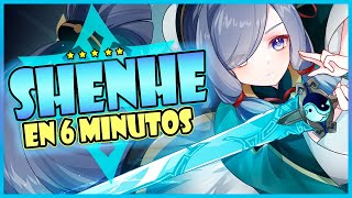 SHENHE BUILD GOD EN 6 MINUTOS ❄️🌟  Guía Shenhe  Genshin Impact [upl. by Enelloc]