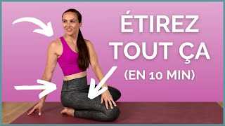 Yoga 10 min pour les Hanches Ischios amp Épaules [upl. by Hsevahb]