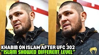 Khabib Nurmagomedov Thoughts On Islam Makhachev Win Over Dustin Poirier At UFC 302 INTERVIEW [upl. by Iloj25]