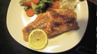 Healthy Salmon fillet dish Cajun Style [upl. by Ani742]