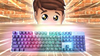 TECLADO GAMER MECÂNICO ILUMINADO REVIEW E UNBOXING  CUSTO BENEFÍCIO Mantistek GK2 104 [upl. by Urdna]