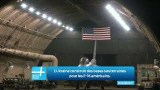 LUkraine construit des bases souterraines pour les F16 américains [upl. by Brandea]