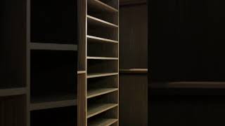 Walkin Closet with Wood Finish [upl. by Inaluiak]