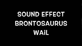 Sound effect Brontosaurus Wail [upl. by Halas]