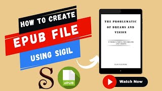 Using sigil how to create ebook epub  kpf mobi file format for kindle ingramspark lulu smashword [upl. by Renruojos]