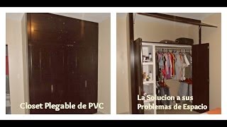 CLOSET PLEGABLE DE PVC CON INTERIOR DE MUROBLOCK [upl. by Bena]