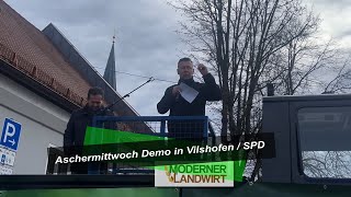 Aschermittwoch Demo in Vilshofen bei der SPD [upl. by Grew]