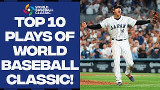 Top 10 plays from the World Baseball Classic Trout vs Ohtani Murakami walkoff and more [upl. by Adnalue957]