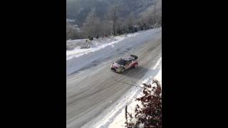 Rallye Monte Carlo 2013  ES 11 Sébastien Loeb [upl. by Broome]