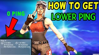 FREE LOWER PING FORTNITE Works [upl. by Annayr78]