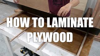 How To Laminate Plywood  Beginners Guide [upl. by Elgna]