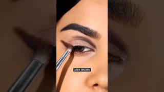 Dark brown eye look 💯 eyemakeup makeup subscribe [upl. by Atterol]