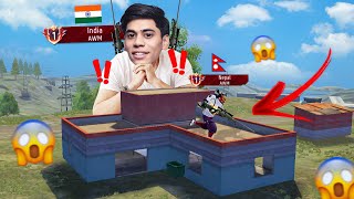 Nepal Top 1 AWM🇳🇵 vs India AWM Top 1🇮🇳 In same Lobby💀Watch at your Risk🗿 [upl. by Pomeroy]