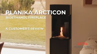 A Customers Review Planika Arcticon Bioethanol Fireplace [upl. by Asoj247]