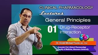 General Principles of Pharmacology Ar  01  Drug receptors and binding [upl. by March125]