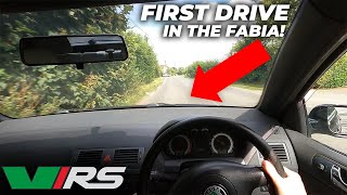 FIRST DRIVE IN MY STAGE 1 FABIA MK1 VRS [upl. by Bevon]