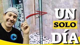 ✔Como INSTALAR CERAMICA en Pared de Baño 💯  NO NECESITAS EXPERIENCIA [upl. by Yrekcaz]