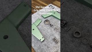 Old German Pistol Grip Hand Crank Drill Restoration restoration handcrankdrill restorationvideos [upl. by Dre495]