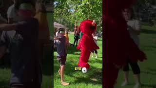 Elmo Piñata Smackdown 😲🎉 sesamestreet elmopiñatareaction birthdaycelebration [upl. by Ellirehs]