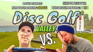 I CHALLENGED THE DISC GOLF VALLEY LEGEND TO A MATCH Vlogmas Day 5 [upl. by Gans397]