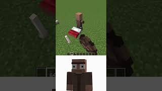 Surprising Villager Logic vs Oi Oi Oi Sleep Reaction shorts minecraft meme [upl. by Nerot738]