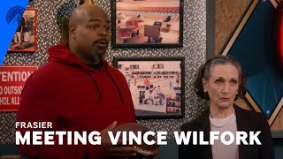 Frasier  Meeting Vince Wilfork S1 E7  Paramount [upl. by Naik]