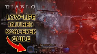 Diablo 4  How to Play Injured Sorcerer Guide Season 2 [upl. by Sieracki883]