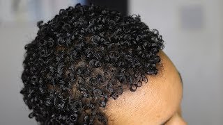 Super Defined Curls On Short Natural Hair FINGER COILS TUTORIAL 4a 4b [upl. by Yelyab478]