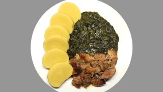 Vepřové výpečky se špenátem a knedlíkem recept [upl. by Chandra413]