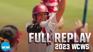 Oklahoma vs Stanford 2023 Women’s College World Series semifinals  FULL REPLAY [upl. by Foster]