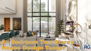 3 Bedroom Two Storey House Design Teaser no 21 [upl. by Magda]