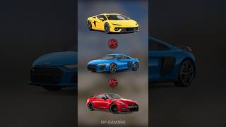 Lamborghini Temerario vs Audi R8 vs Nissan GTR R35 battle Which car will win 😎 [upl. by Rosinski]