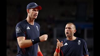 Andy Murray and Dan Evans turn from friends to foes after Olympics heartbreakAndy Murray and Dan Ev [upl. by Mungam]