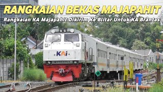 NASIB RANGKAIAN BEKAS KA MAJAPAHIT Rangkaian Bekas KA Majapahit Dikirim Ke Blitar Untuk KA Brantas [upl. by Aicinoid]