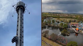 Apocalypse 4K On Ride POV  Drayton Manor [upl. by Balough]