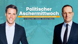 Politischer Aschermittwoch 2024 der CDU BadenWürttemberg Live aus Fellbach [upl. by Anitsrihc]