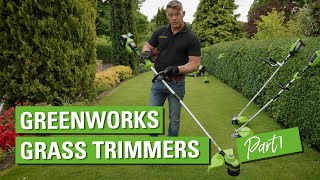 Greenworks Grass Trimmers  Part 1 [upl. by Ayital]