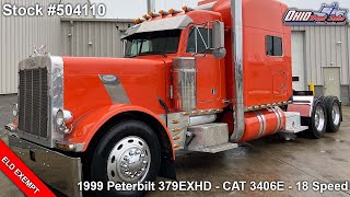 1999 PETERBILT 379EXHD  504110  SOLD [upl. by Brok]