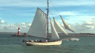 Pommersche Jagt Hoffnung  Hanse Sail Rostock 2013 [upl. by Aihsinyt]