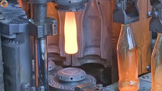 Incroyable processus de fabrication de bouteille en verre  Processus HD [upl. by Eadmund]