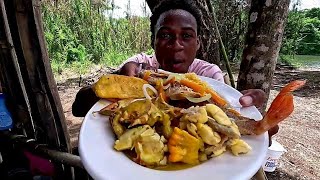 RAW Jamaican Cooking Feasting from a Island Food You HAVE TO EAT [upl. by Mall]